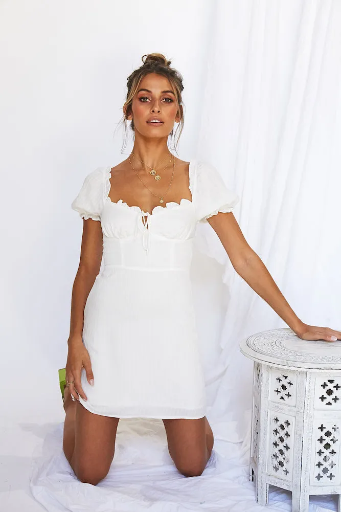 Parisian Chic Dress White