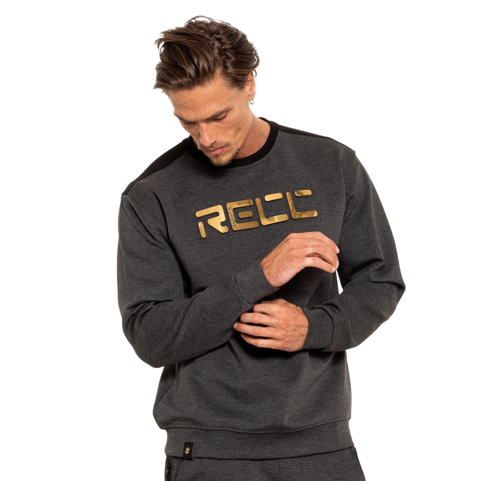 Recc Crewneck Pullover Sweatshirt - Grey