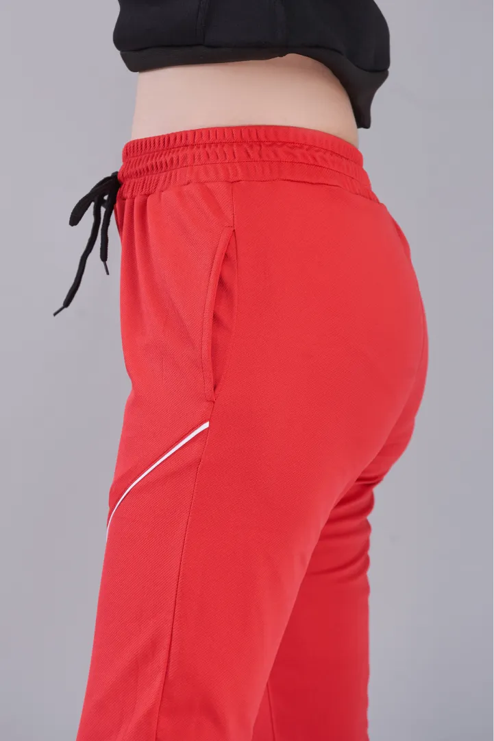 Red Emerge Track Trouser - Women