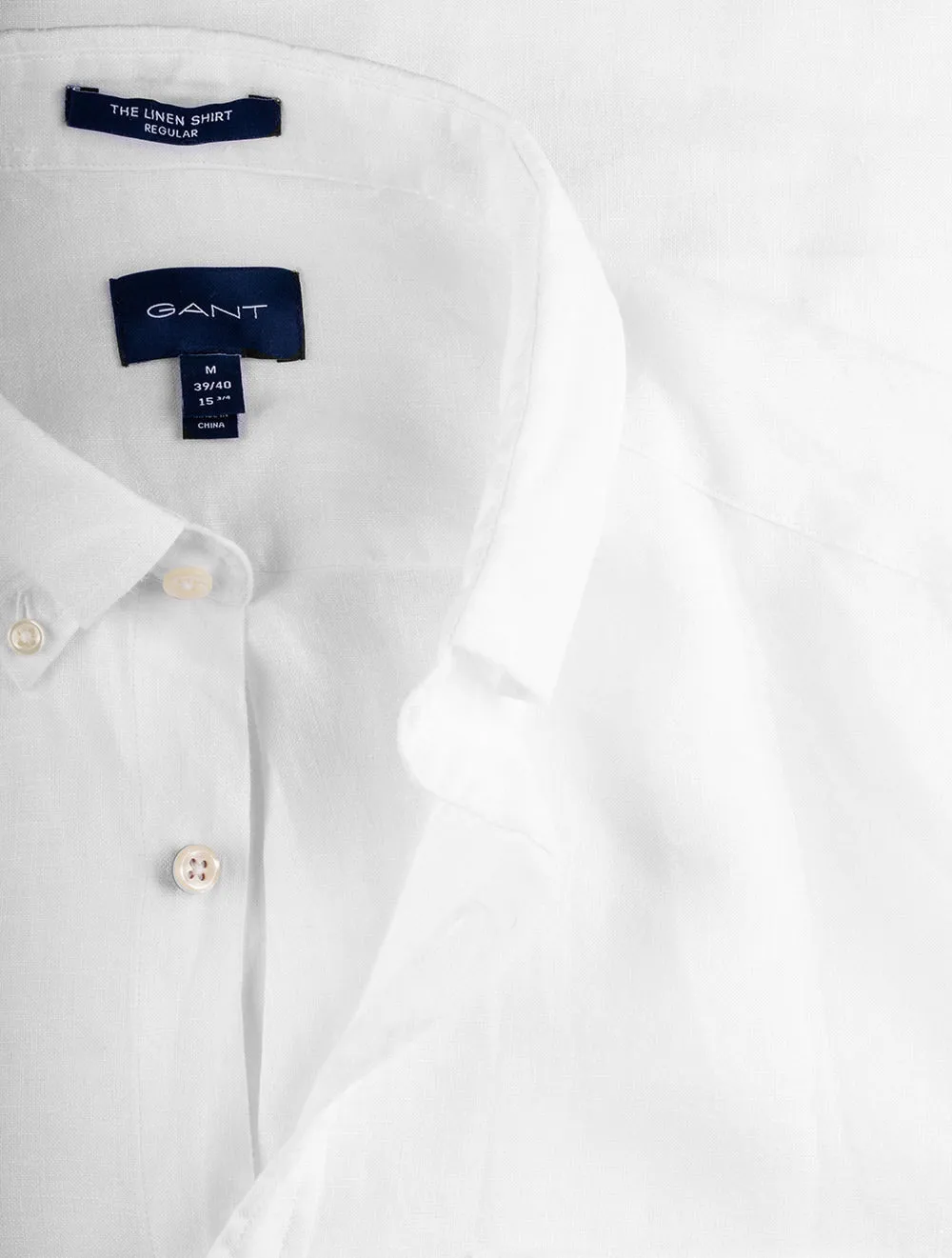 Regular Linen Shirt White