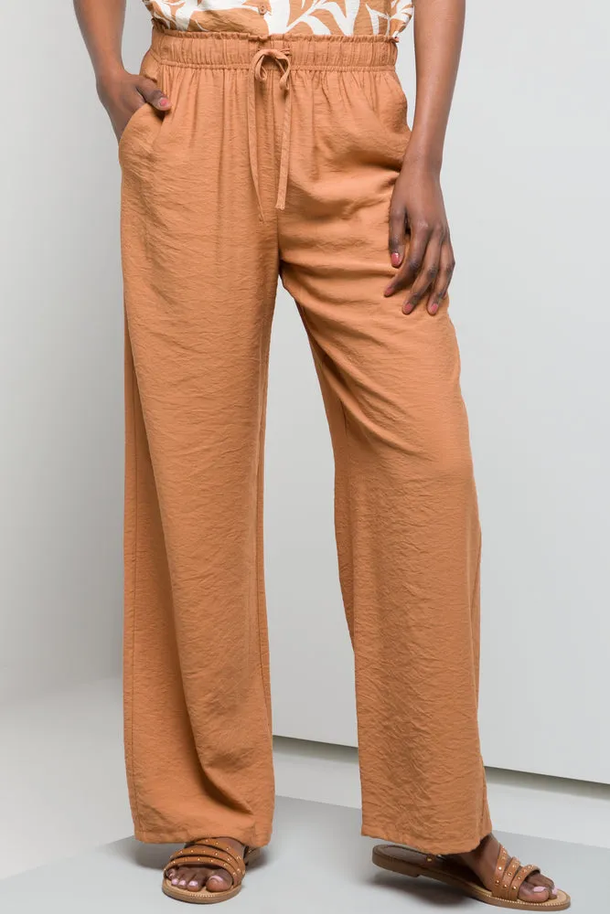 Relaxed Pull On Pants Natural