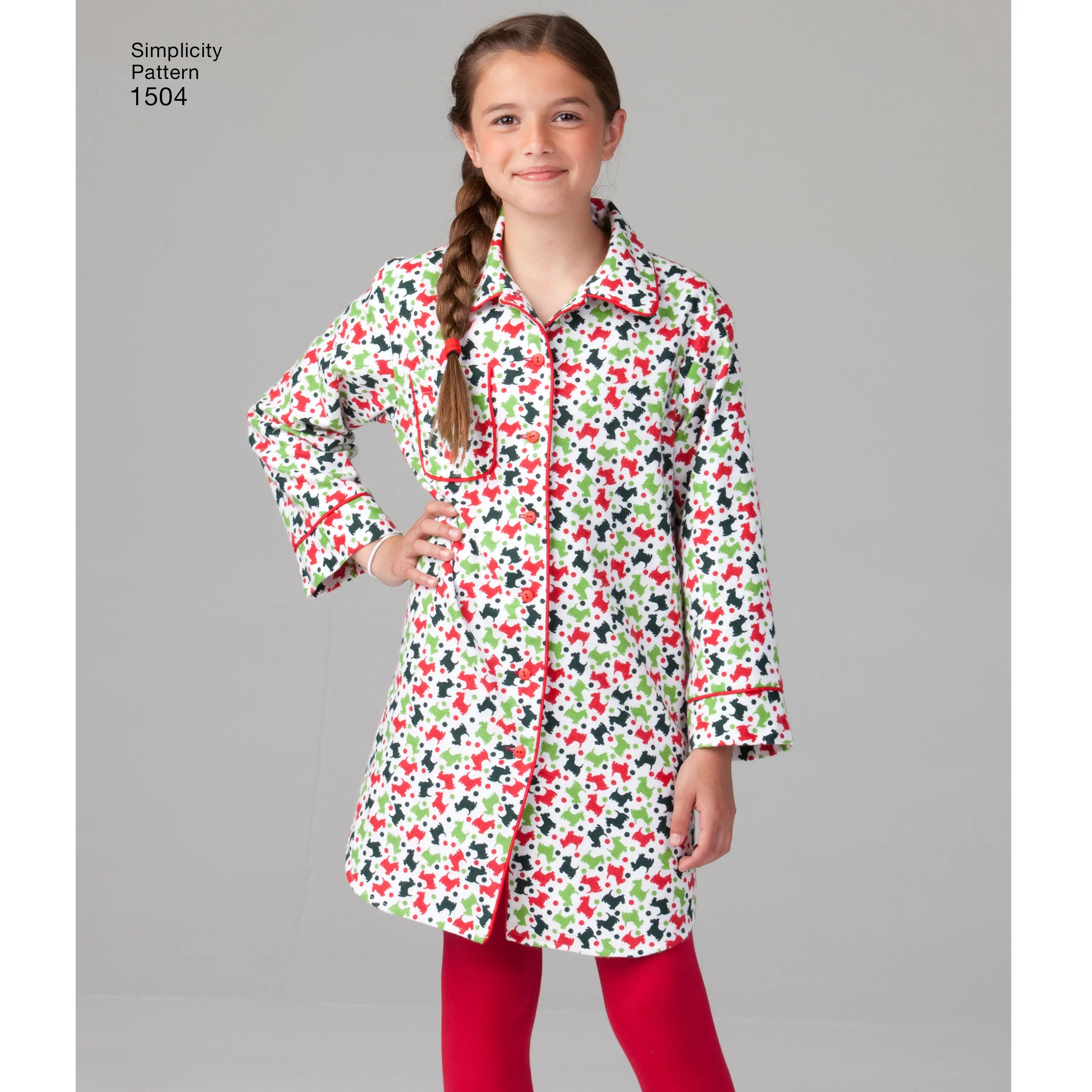 Simplicity Pattern 1504 Child's, Teens' and Adults' Loungewear | Easy