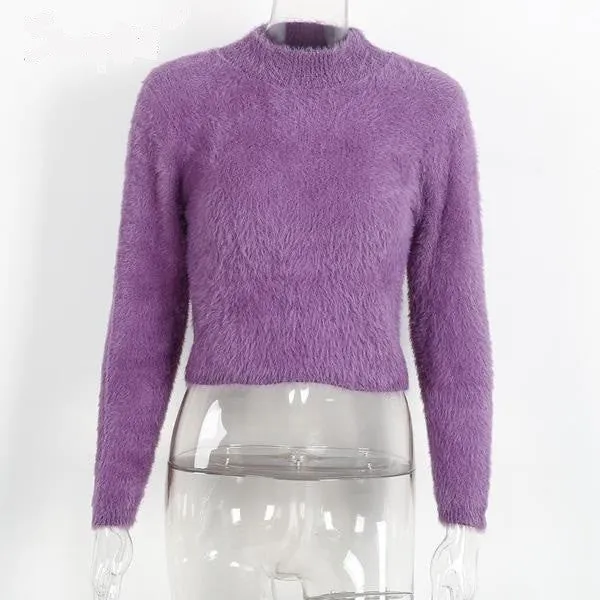 Stylish Female Short Sweater