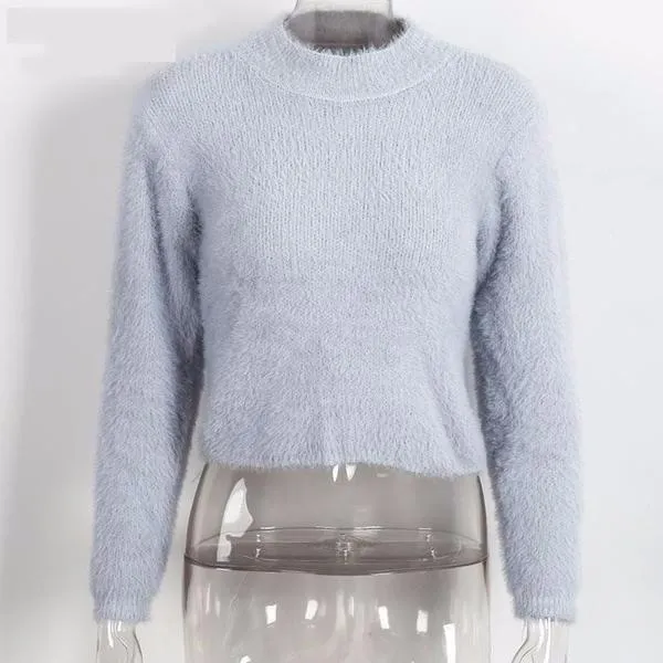 Stylish Female Short Sweater