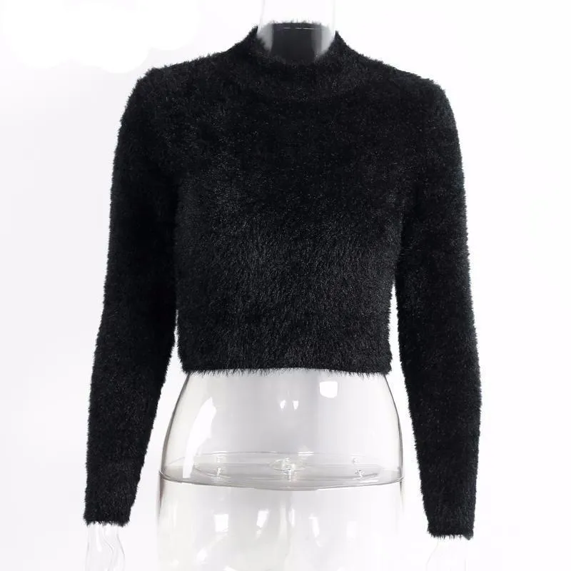 Stylish Female Short Sweater