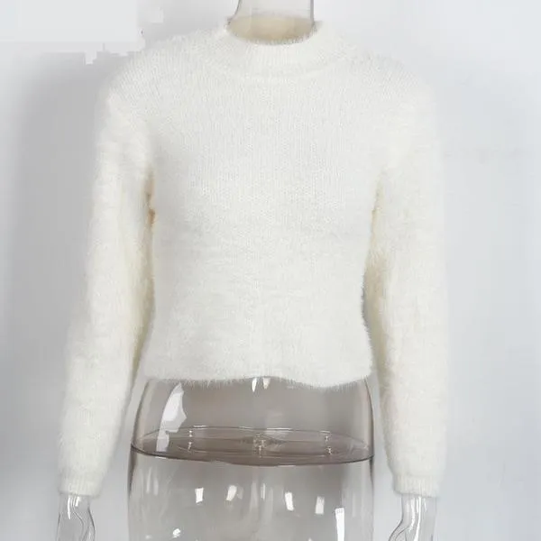 Stylish Female Short Sweater